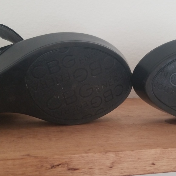 BCBG Patent Leather Wedge - Picture 4 of 5